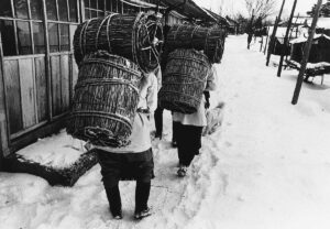 Carrying charcoal