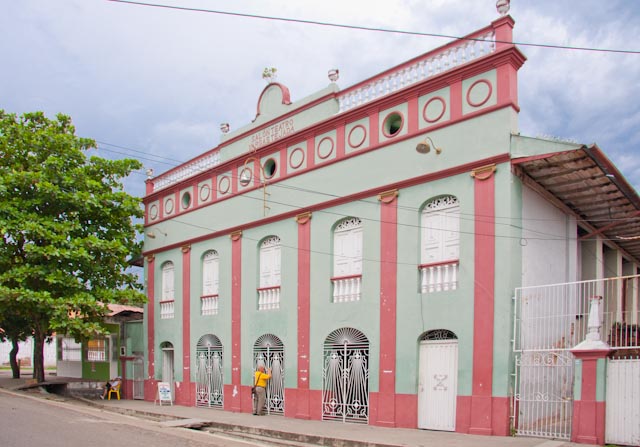 The Salon Teatro Vargas Tejada (Vargas Tejada Theatre), built in 1924 as recreation for the residents of Agua de Dios. It remains standing and is a National Heritage building.