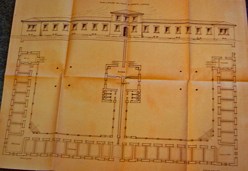 Plans for a leprosarium